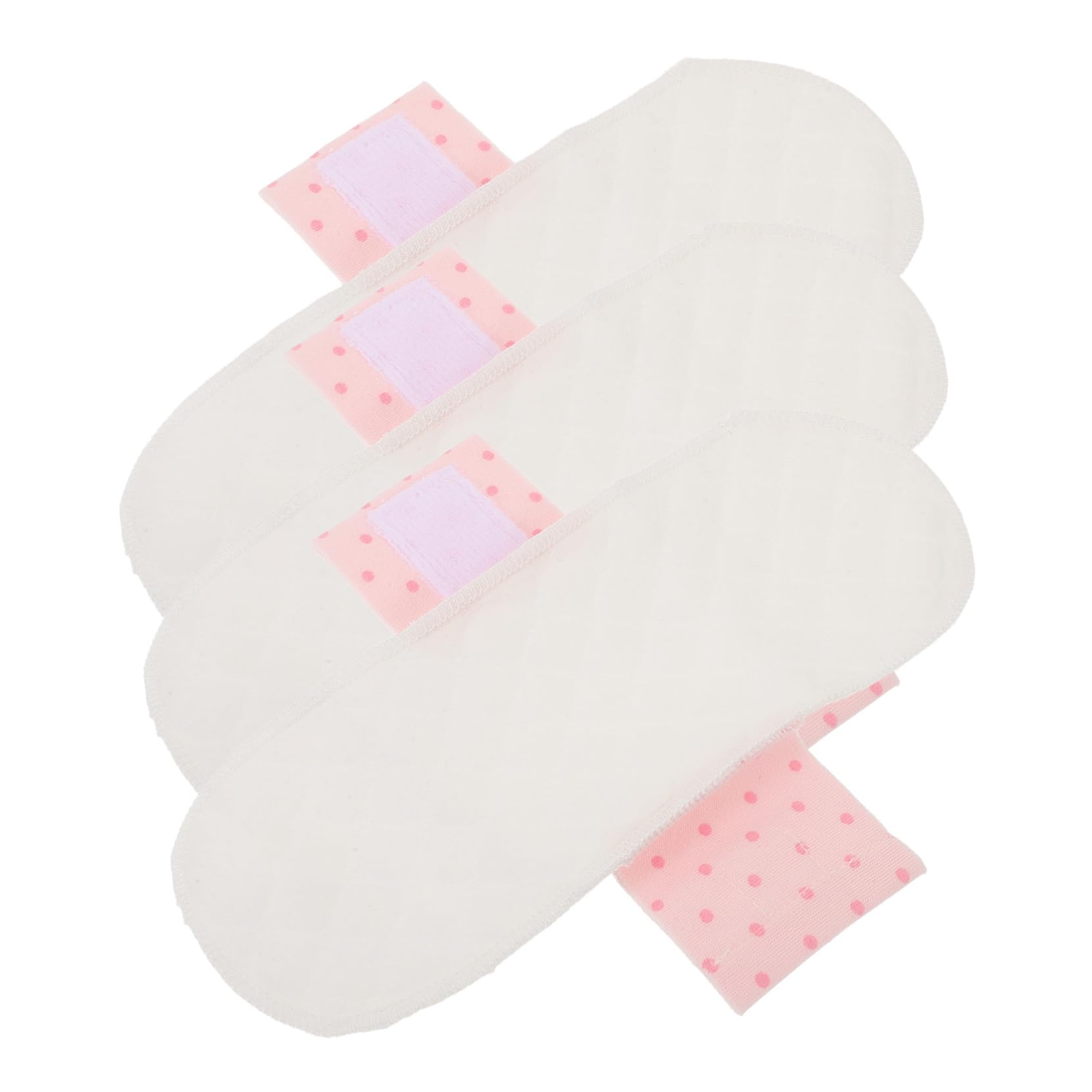 Baluue 5 Juegos Forro De Servilleta Sanitaria Compresa Menstrual Reutilizable Toallas Sanitarias Naturales Almohadillas De Tela Menstrual Toalla Sanitaria Algodón 3 Piezas * 5