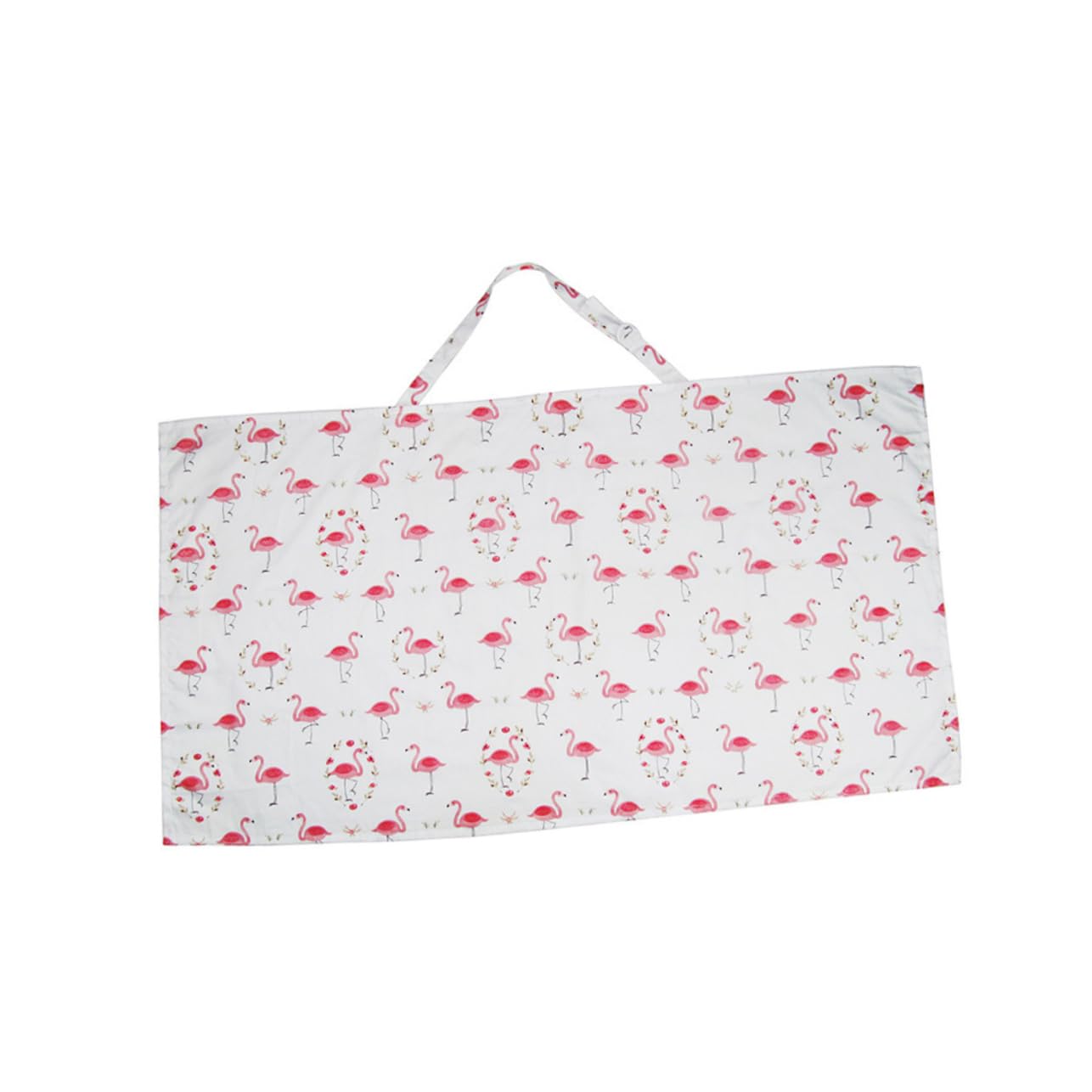 ifundom 3pezzi Copertura Per Allattamento Cotone Con Supporto Per Collo Scialle Per Allattamento Leggero e Pratico Con Borsa Portaoggetti Per Uso Esterno Flamingo