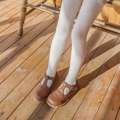 vanberfia Warm Tights for Baby Girl: Winter Cotton Cable Knit Stocking - Thick Toddler Legging for Various Occasions4