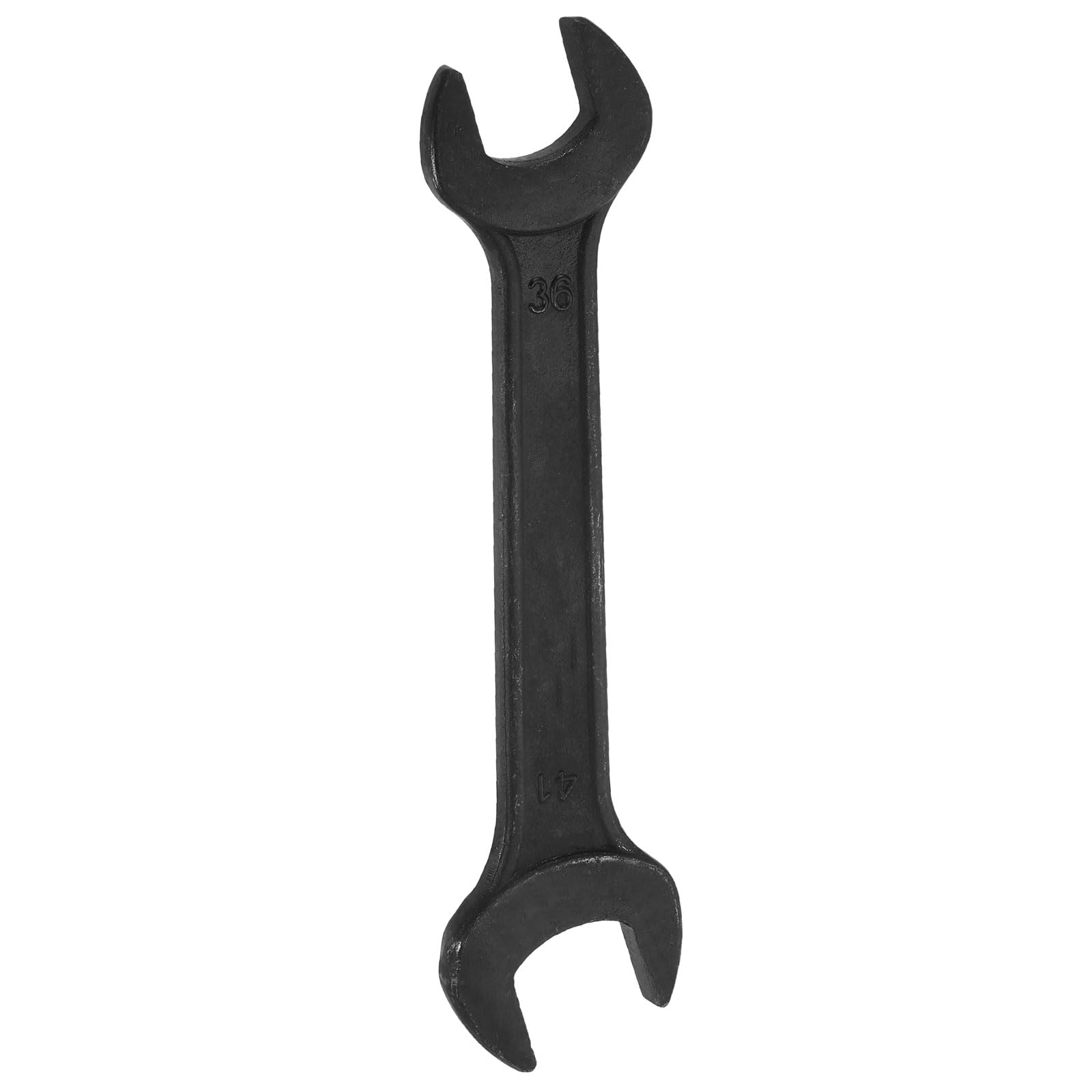sourcing map Metric Double Open End Wrench 36mm x 41mm Standard Size Carbon Steel Spanner Wrench for Auto Household Maintenance Routine Repairs, Black