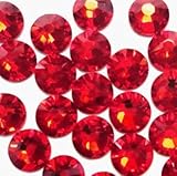 NEW ThreadNanny CZECH Quality 10gross (1440pcs) HotFix Rhinestones Crystals - 5mm/20ss, RED Color