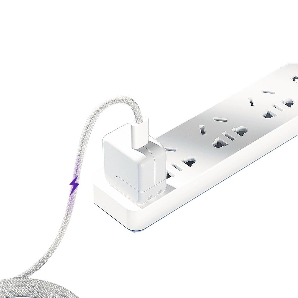 Cavo di ricarica rapida PD USB-C a tipo C da 60 W per cavo dati di tipo C intrecciato durevole (viola, 2 m)