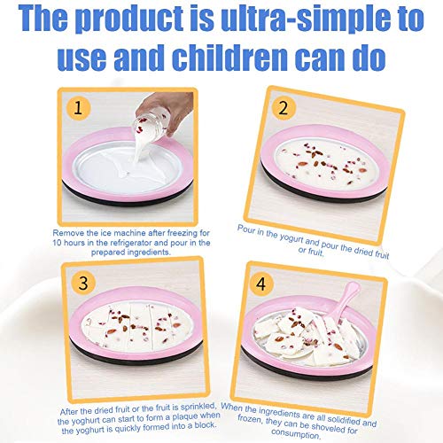 precauti Sweet Spot Instant-Eismaschine Roll-Eismaschine Eismaschine für handgemachte Eiscreme Pudding Frozen Yogurt… – Bild 7