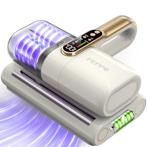 Image of FEPPO Cordless Mattress Vacuum Cleaner, 18Kpa Strong Suction Bed Vacuum