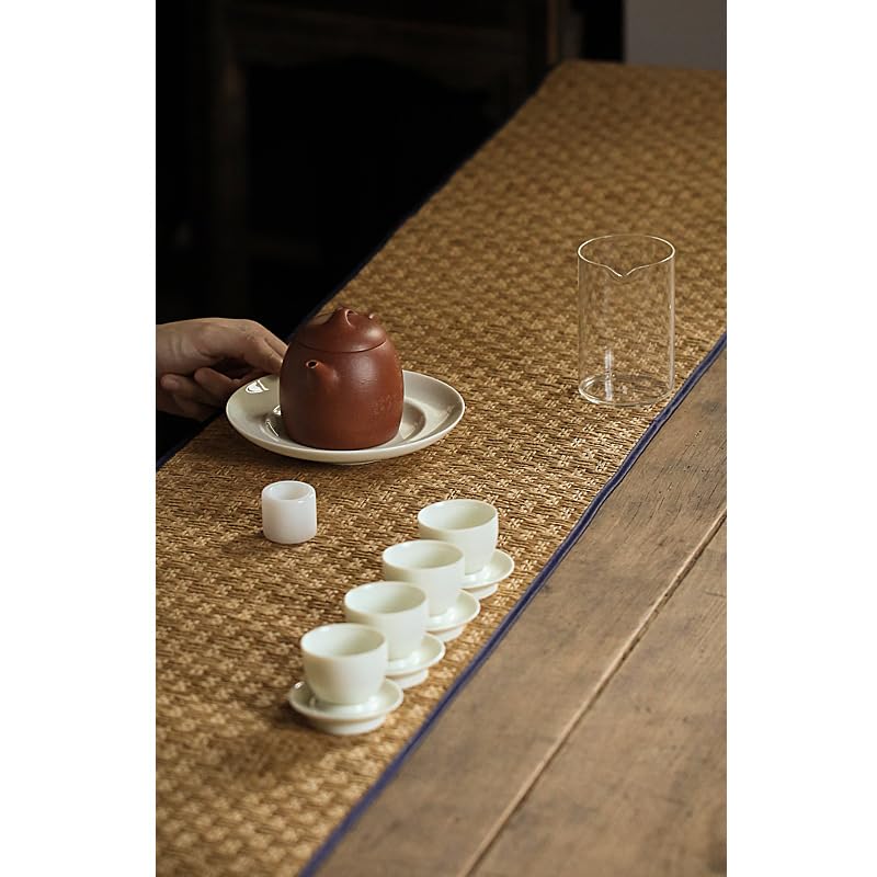 Chemin de table en rotin pour décoration de table de fête et cuisine