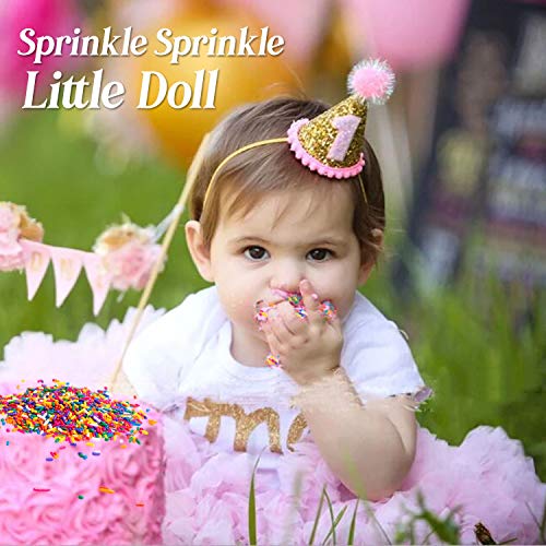 Lieber's Rainbow & Chocolate Sprinkles Bundle Pack | Tasty Colorful & Chocolatey Jimmies Are A Great Dessert Topping For Cooking, Baking & Decorating Ice Cream | 10 Ounces