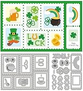 Matrices De Découpe Métal St Patrick - Trèfle, Pot, étiquette - Pour Scrapbooking, Cartes - À Utiliser Avec Machine - 2