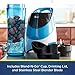 Oster BLSTPB-WBL My Blend 250-Watt Blender with Travel Sport Bottle, Light Powder Blue