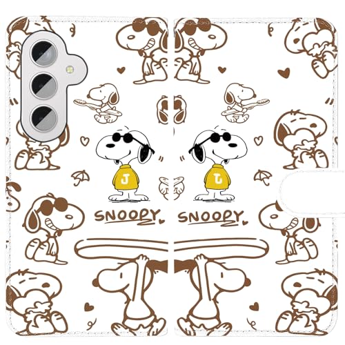 スヌーピー スマホケース galaxys24fe手帳型 スマホカバー 全機種対応_スヌーピー galaxy携帯カバー s24fe用 Snoopy 手帳 型 おしゃれ すまほけーす 耐衝撃 かわいい 携帯ケース 防水ケース カメラレンズ保護 イヤレス充電対応