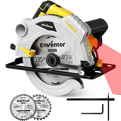 Enventor Circular Saw 1500W with Laser Guide