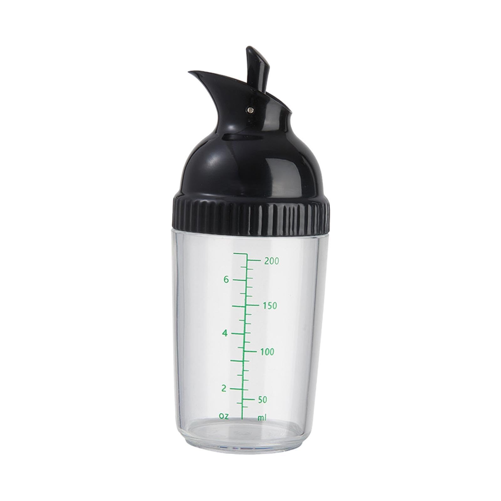 CYDZSRA User Friendly Salad Dressing Bottle With Salad Shaker Dispenser Easy To Scaled Container For Liquid Condiments Oil Dispenser Bottle Liquid Condiment Container