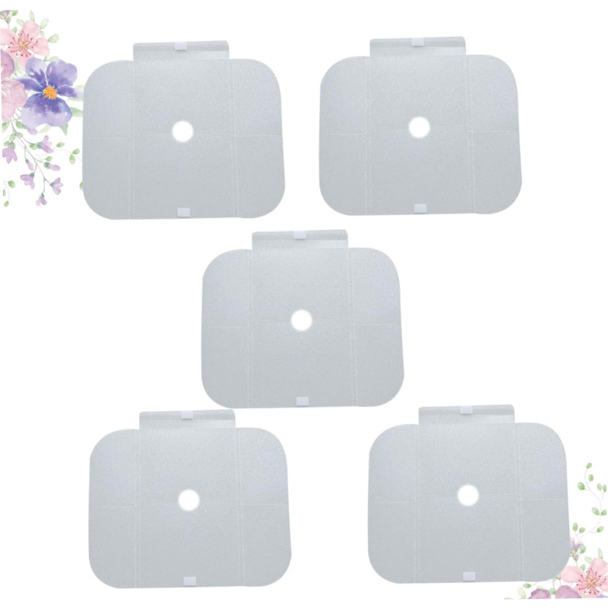 Garneck Folding Storage Box 5pcs Closet Storage Bins Clothes Folding Board Multi-function Folder