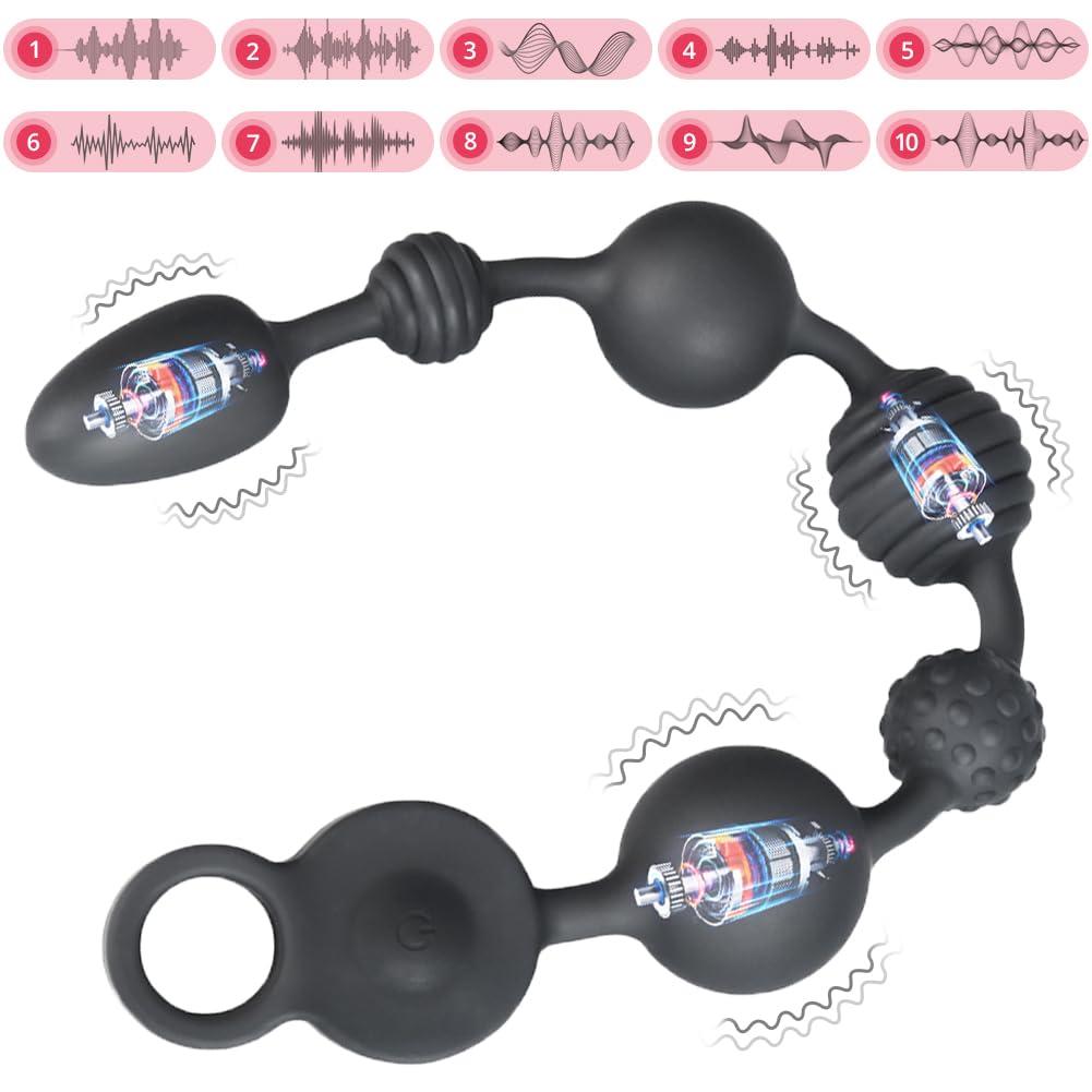 Amazon.com: Vibrating Anal Beads, Vibrating Anal Plug Vibrator with 10 Vibration Modes Silicone Anal Vibrator with 3 Powerful Motors for Men, Women and Couples (S) : Health & Household Amazon.com: Vibrating Anal Beads, Vibrating Anal Plug Vibrator with 10 Vibration Modes Silicone Anal Vibrator with 3 Powerful Motors for Men, Women and Couples (S) : Health & Household