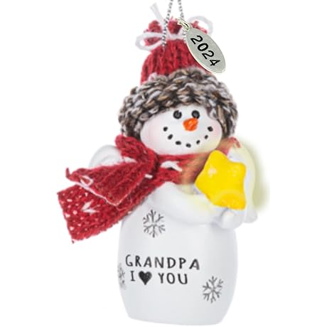 A Keepsake to Cherish: 2024 Snowman Christmas Ornaments - Grandpa