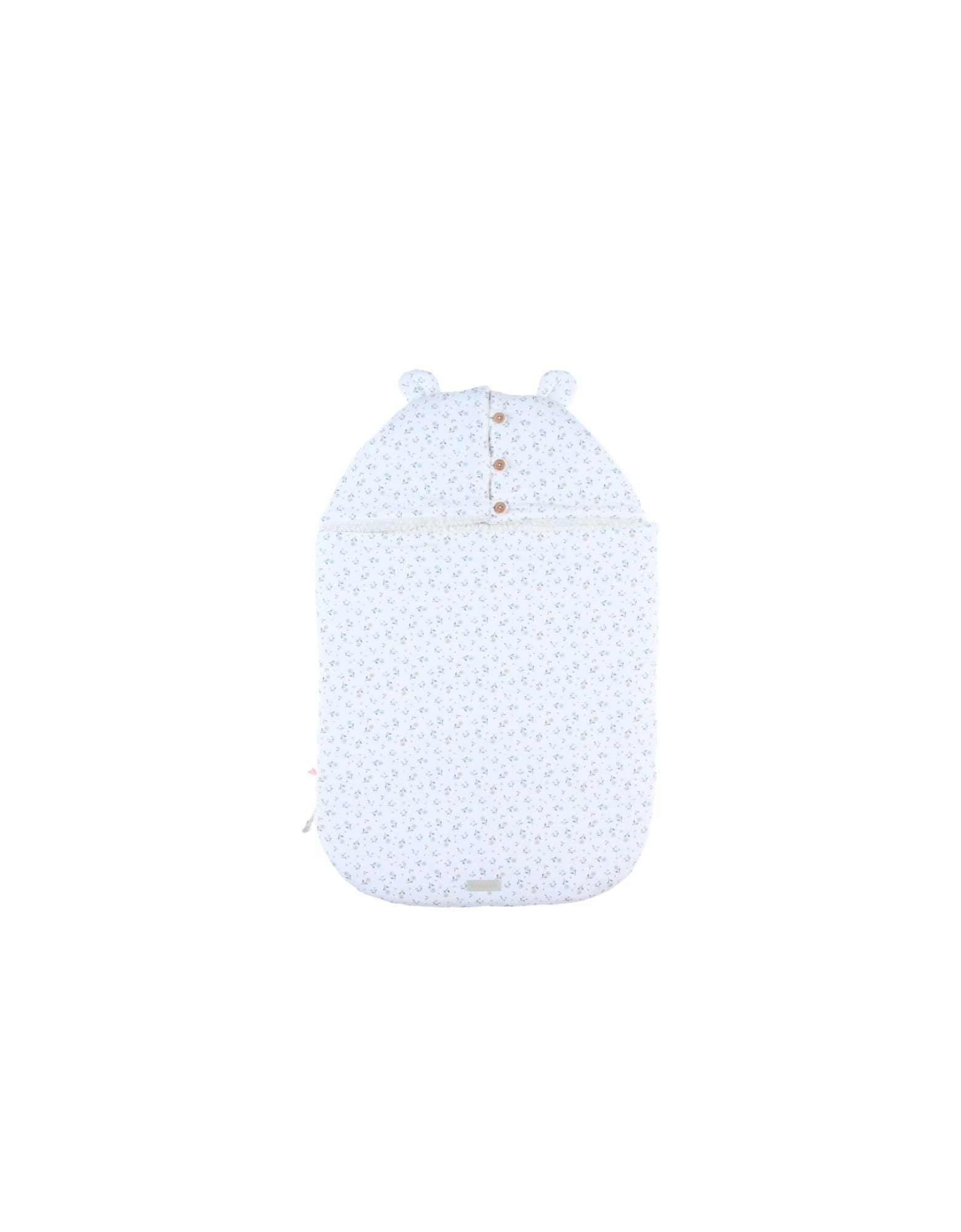 NOUKIE'S - Nid d'ange - Sherpa et Jersey - Romance - Mix & Match - pour siège Auto, Poussette