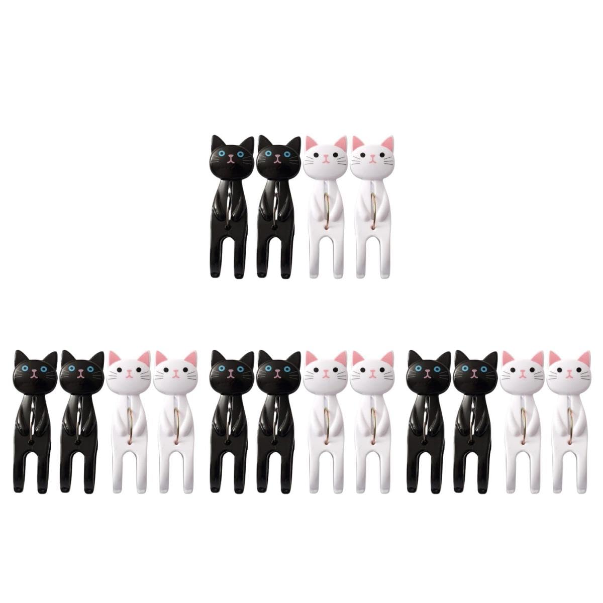 Zerodeko 16pezzi Mollette Antivento Per Bucato Clip Resistenti Plastica Per Asciugare Teli Costumi e Coperte Di Bianche Per Uso Esterno e Lavanderia
