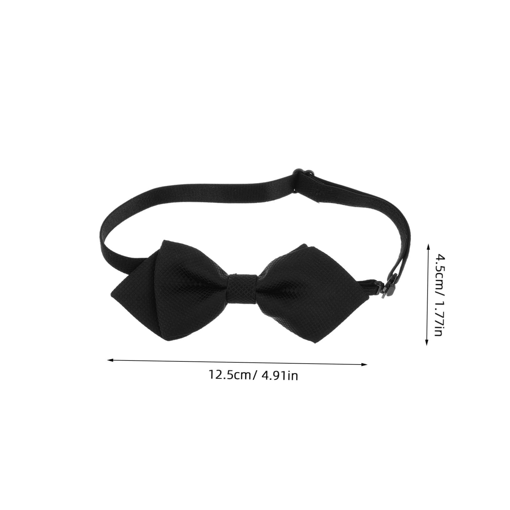 TOVINANNA Adjustable Boy Bow Tie Pointed Design Chic British Style for Weddings Kindergarten Shows and Stage Performances Durable Material