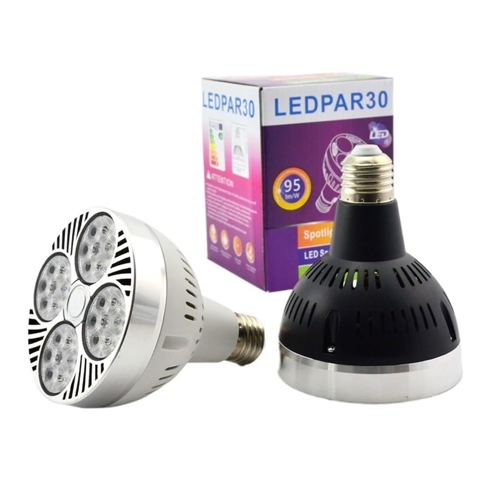 PAR30, 35 W, AC110-265 V, reflektor kolejowy, LED E27, ciepła biel, zimna/neutralna, do wnętrz, idealna do kuchni, odzieży i sklepu.