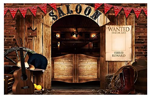 Fondo fotográfico vintage West Saloon 8x6ft miniatura 4