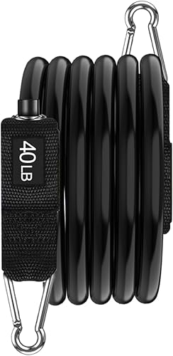 Miniatura 8 de VEICK Bandas de resistencia individuales para terapia física, entrenamiento de resistencia para equipo de entrenamiento en casa de gimnasio, un solo