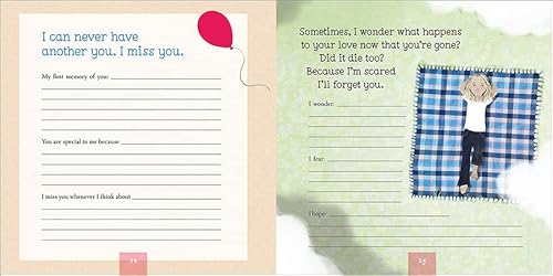 Beaming Books Rowland, Joanna The Memory Book: A Grief Journal For Children And Families thumb #3