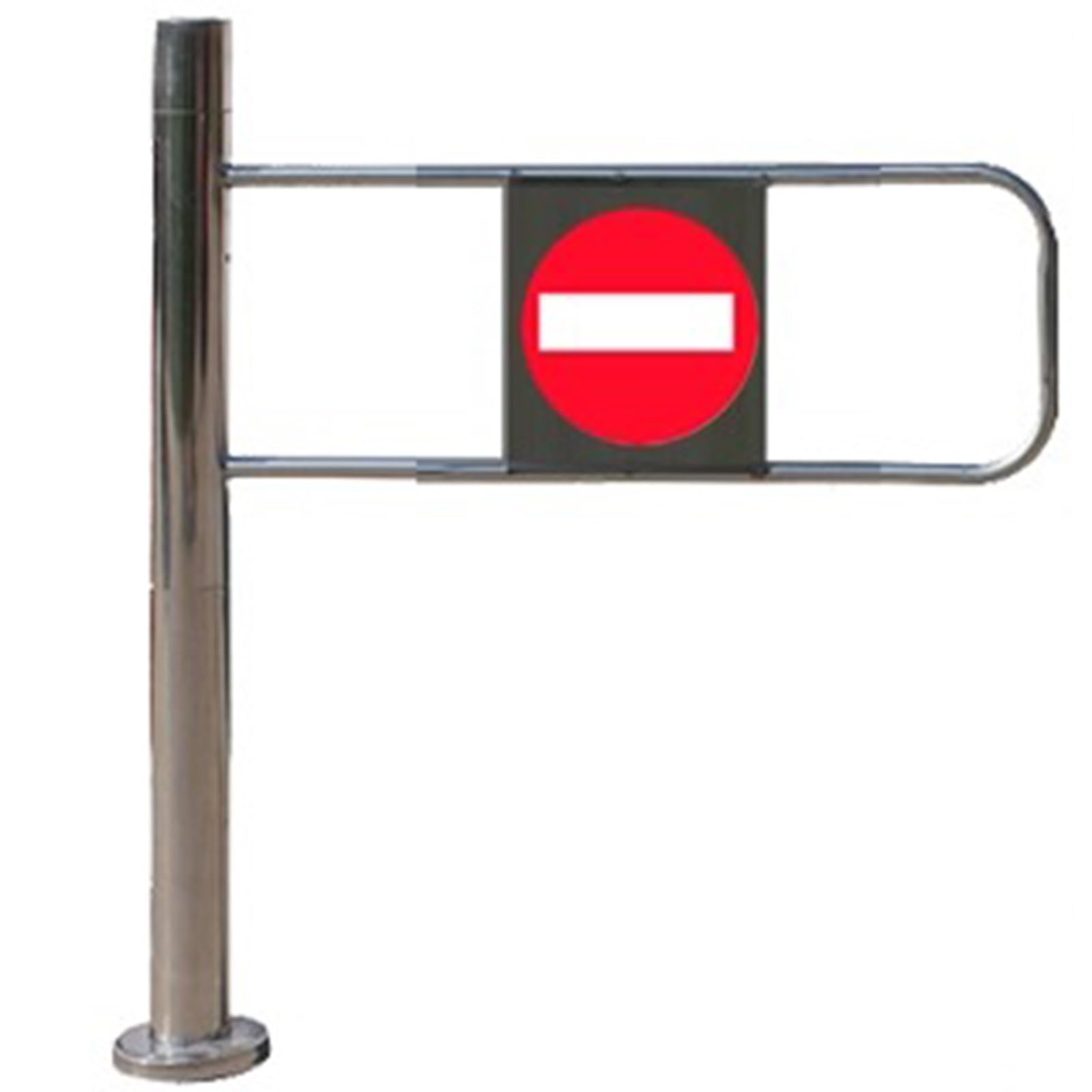 Puerta de seguridad de cierre automático, barrera de seguridad resistente de una sola entrada con mecanismo de autobloqueo, solución de control de acceso