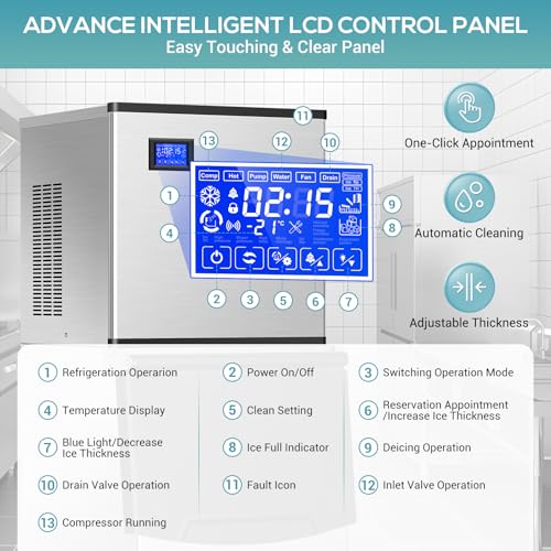 Commercial ice maker machine