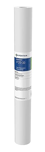 Pentair Pentek P25-20 Filtro de agua de sedimentos, 20 pulgadas, cartucho de repuesto de polipropileno hilado para toda la casa, 20 x 2.5 pulgadas,