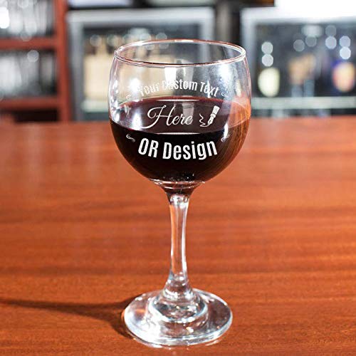 Center Gifts Personalized Core Balloon Wine Glass