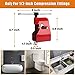 Compression Sleeve Puller Tool Remove Ferrule & Nut Of Pipe, Ferrule Puller For 1/2” Copper Water Compression Sleeve & 1/2-Inch Copper Tubing, Plumbing Tools Compression Ring Removal Tool