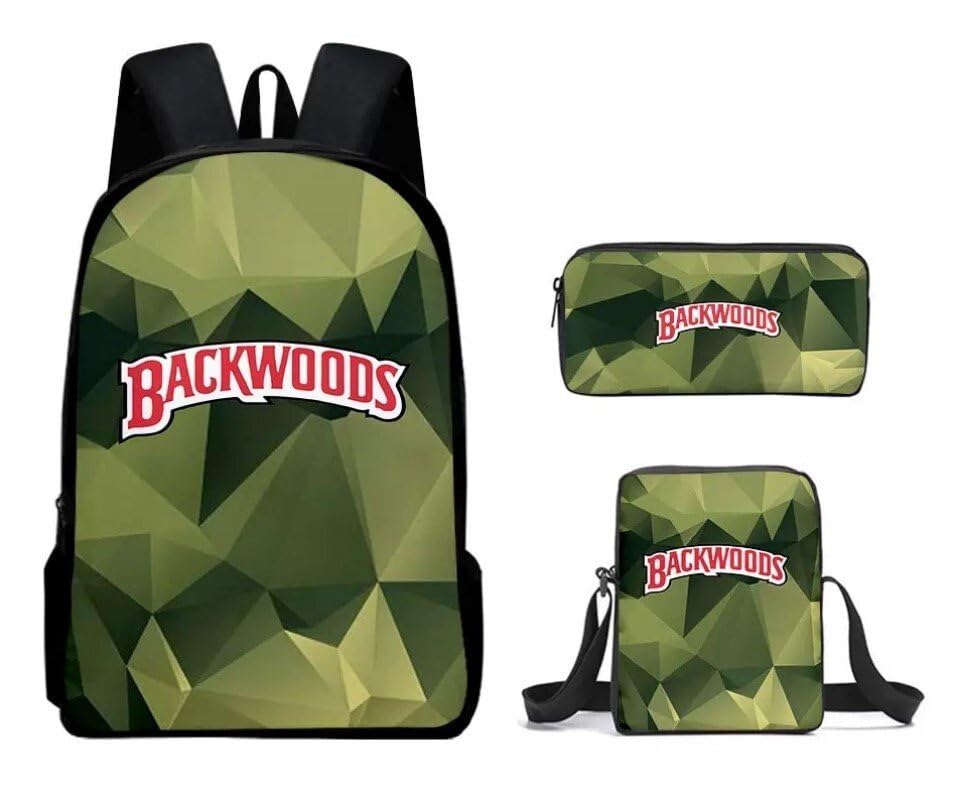 Backwoods Backpack, Backwoods Laptop Bag School Bag Travel Shoulder Bag Book Bags (I) 30*44*18cm