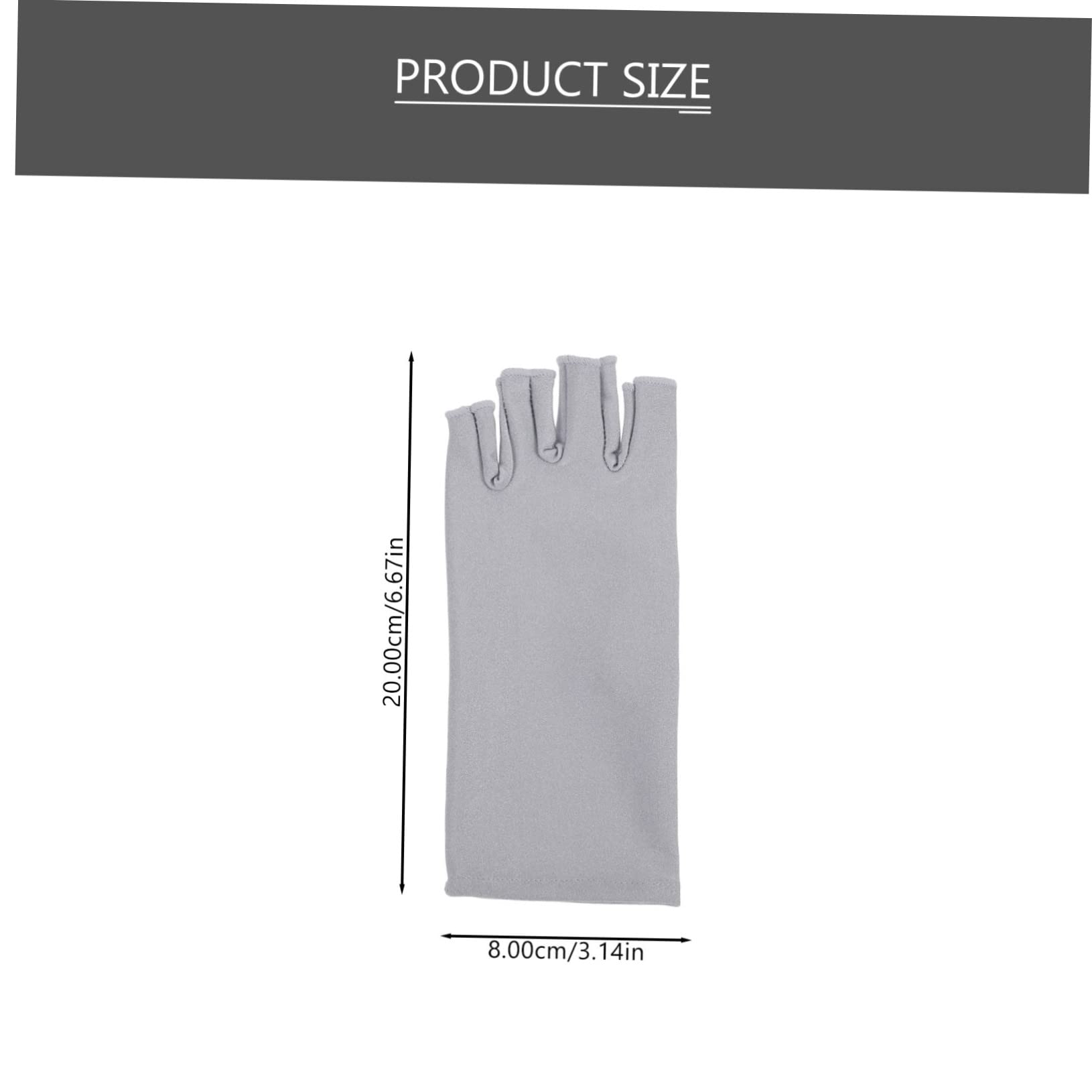 FOMIYES Women's Uv Blocking Gloves Half Finger Driving Fishing Gloves Sun Protection Breathable Sweat Absorbent