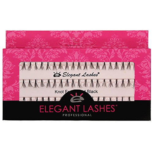 Elegant Lashes KnotFree Flare Short Black Individual