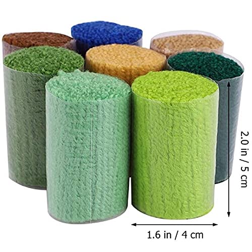 Image of Yglnden 12 Rolls Latch Hook Kit Colorful Yarn Bundles Cut Rug DIY Latch Hook for Handmake Craft Sewing Knitting for Adults (Yellow #12)