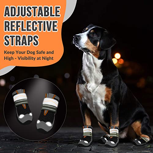Slowton UPRO-PS17-B-8-AO Dog Shoes For Large Small Medium Dogs - Breathable Dog Boots thumb #5