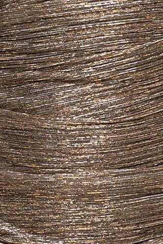 Image of Betsy & Adam Women's Floor Length Metallic Crinkle Knit Boat Neck Draped Cape Sleeve Evening Gown