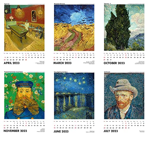 Image of Tallenge - Vincent Van Gogh - 2026 Desk Calendar - 6 x 9 Inches for Home & Office (Paper, Desk Calendar)