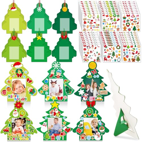 36 Packs Christmas Picture Frame Craft for Kids with Easel?DIY