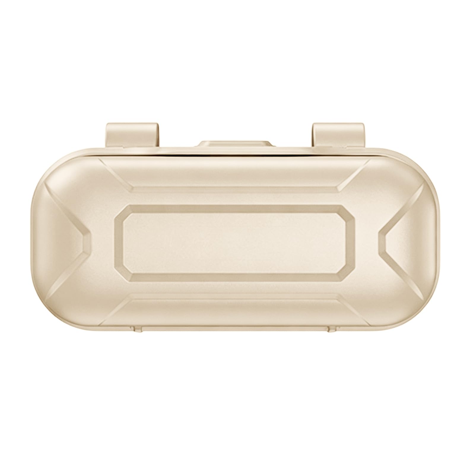 matumou Car Visor Clip-On Storage Box Visor Eyewear Case with Push-Open Cover Scratch-Proof Sunglasses Holder for Car Interior
