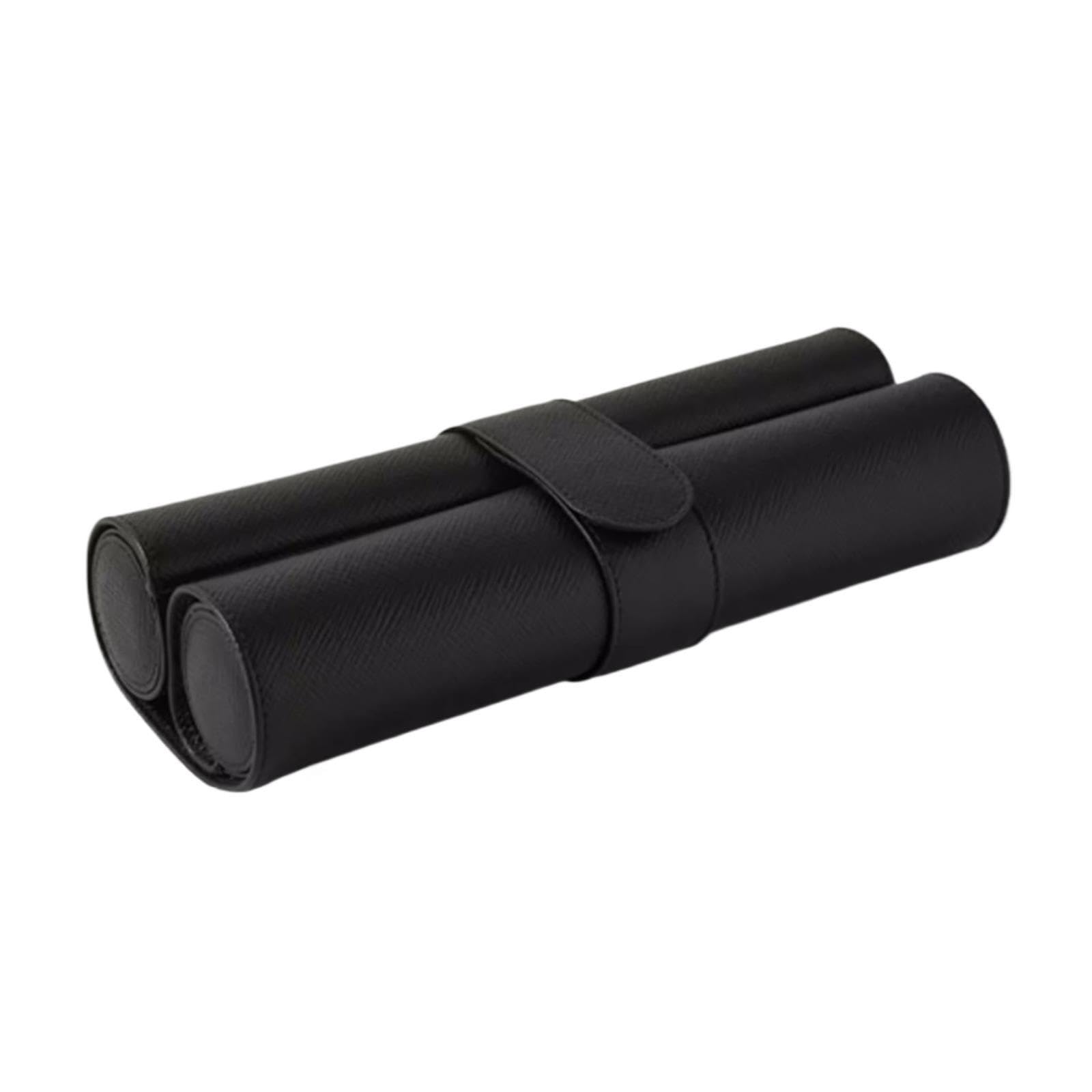 Jeu d'échecs en Cuir Enroulable avec Tube de Rangement à Fermeture éclair
