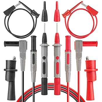 テストリード ワニ口 ミニフック プローブ 8点セット