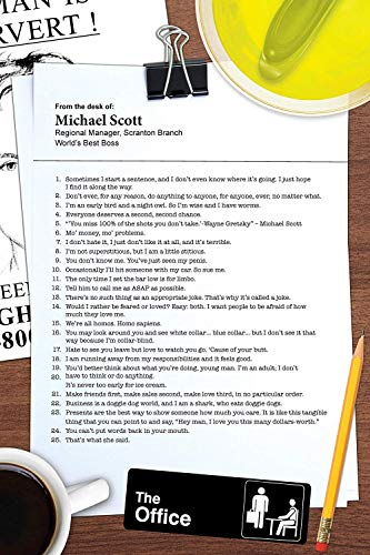 Cool TV Props The Office Poster  The Office TV Show Merchandise Posters Office Michael Scott Poster 36 x 24 (91 cm x 61 cm)