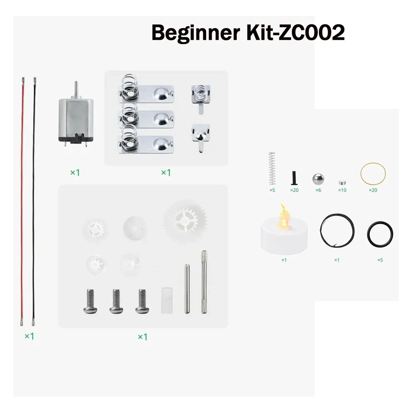 Aixinong1 For Lab Beginner Kit-ZC002 Modell 3D-Druckteile(2pcs)