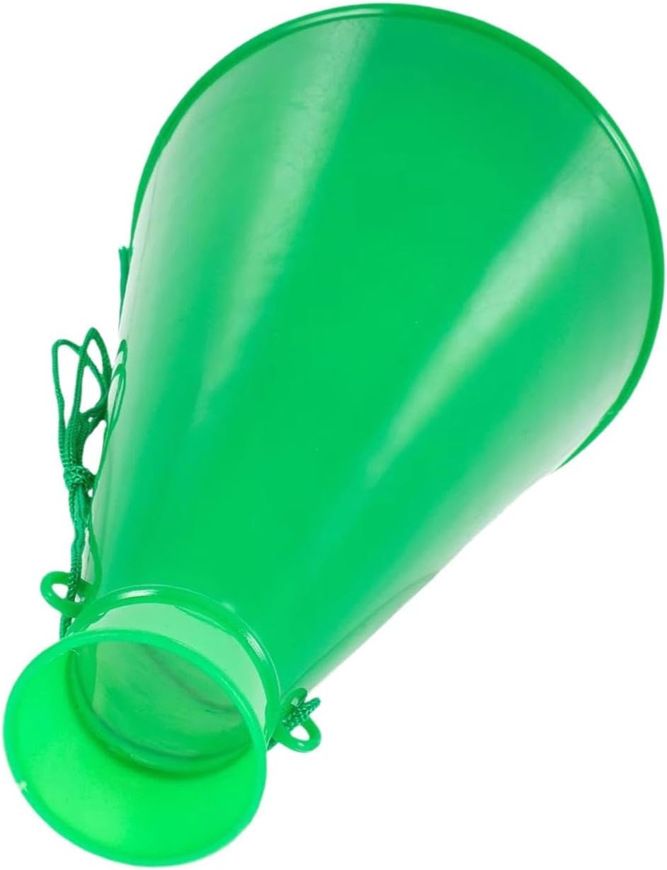 Cheer Noise Maker Fashion Toy Party, Noisemaker Megaphone for Props Cheerleading Party, Green