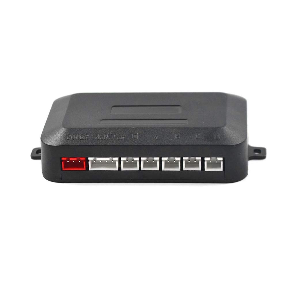 aqxreight Caméra de Recul avec Cadre de Plaque d'immatriculation Européenne, Caméra de Recul à 8 LED avec Système de de, Capteur de Stationnement, Couleur avec Image Améliorée, Performance