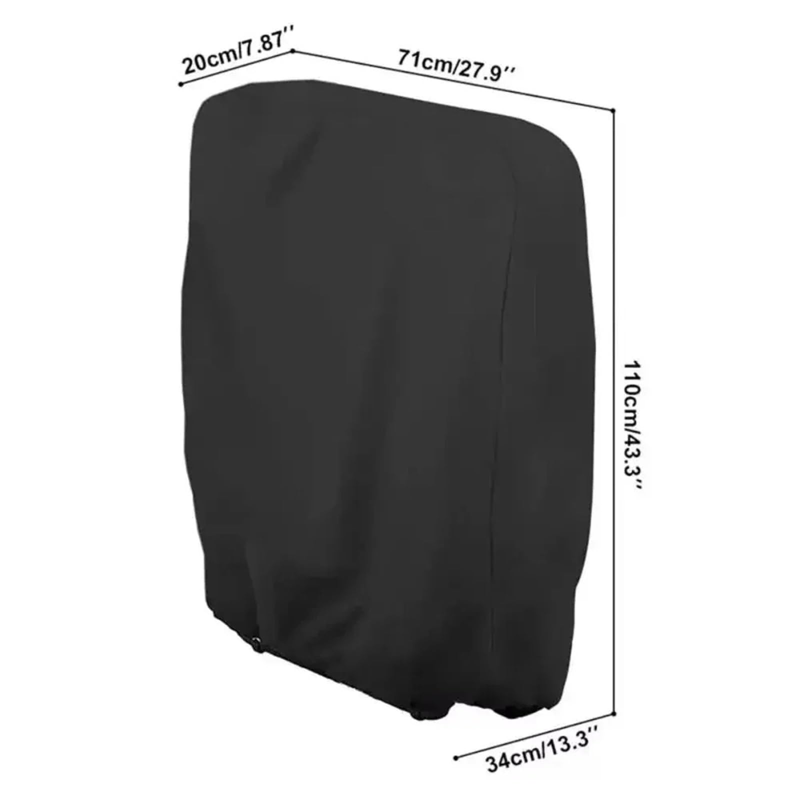 2 pezzi di copertura for lettino prendisole, impermeabile, for sedia reclinabile pieghevole for mobili da giardino esterno Per Lettino Solare