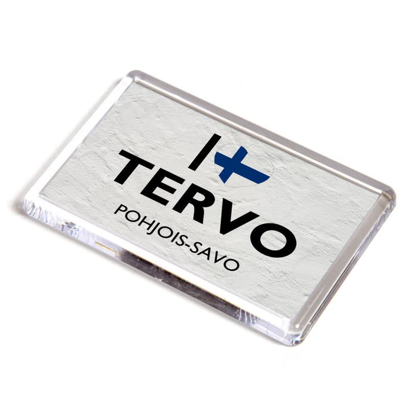 FRIDGE MAGNET - I Love Tervo, Pohjois-Savo - Finland