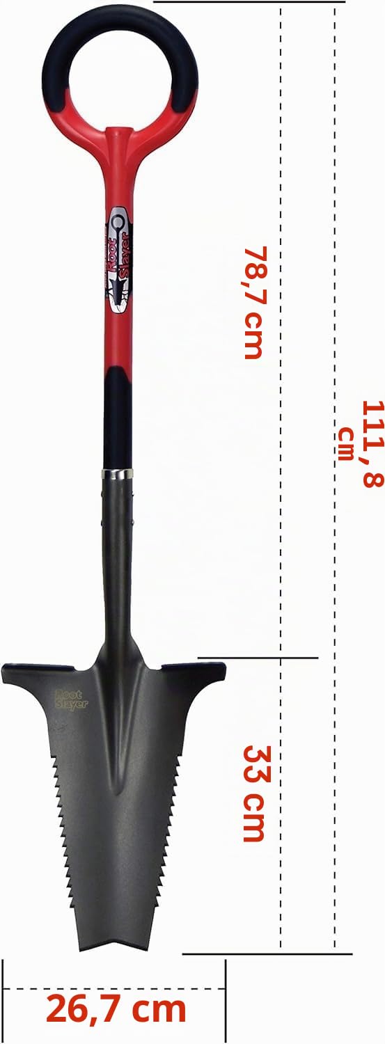 Radius Garden 22011 Root Slayer Bêche à Transplanter avec Coupe-Racines