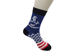 Uncompromising '24 Trump Christmas Bike Socks