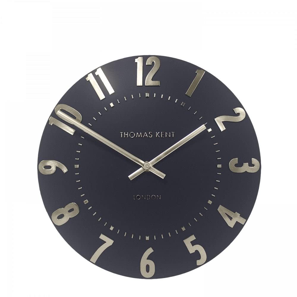 Thomas Kent London Black Thomas Kent 12'' Mulberry Wall Clock Odyssey Amc12040